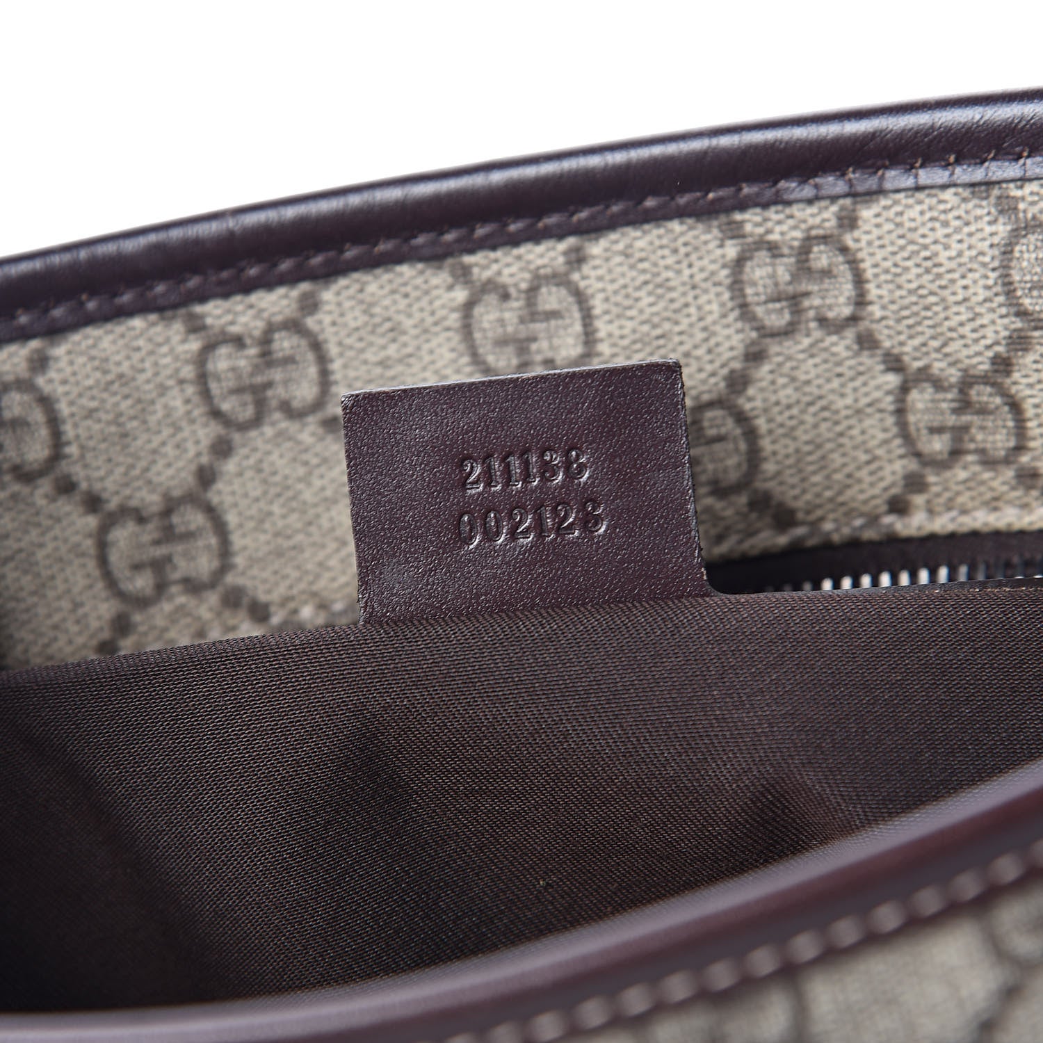 Gucci GG Supreme Monogram Small Joy Tote Dark Brown 7 of 10