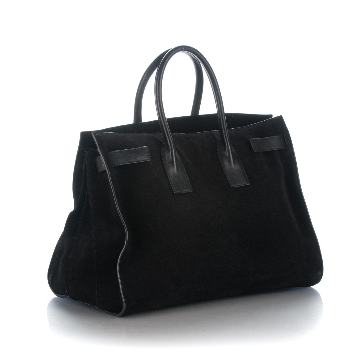 Saint Laurent Suede Large Sac de Jour Carryall Black 3 of 12