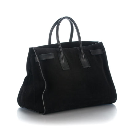 Saint Laurent Suede Large Sac de Jour Carryall Black 3 of 12