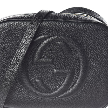 Gucci Pebbled Calfskin Small Soho Disco Bag Black 7 of 9