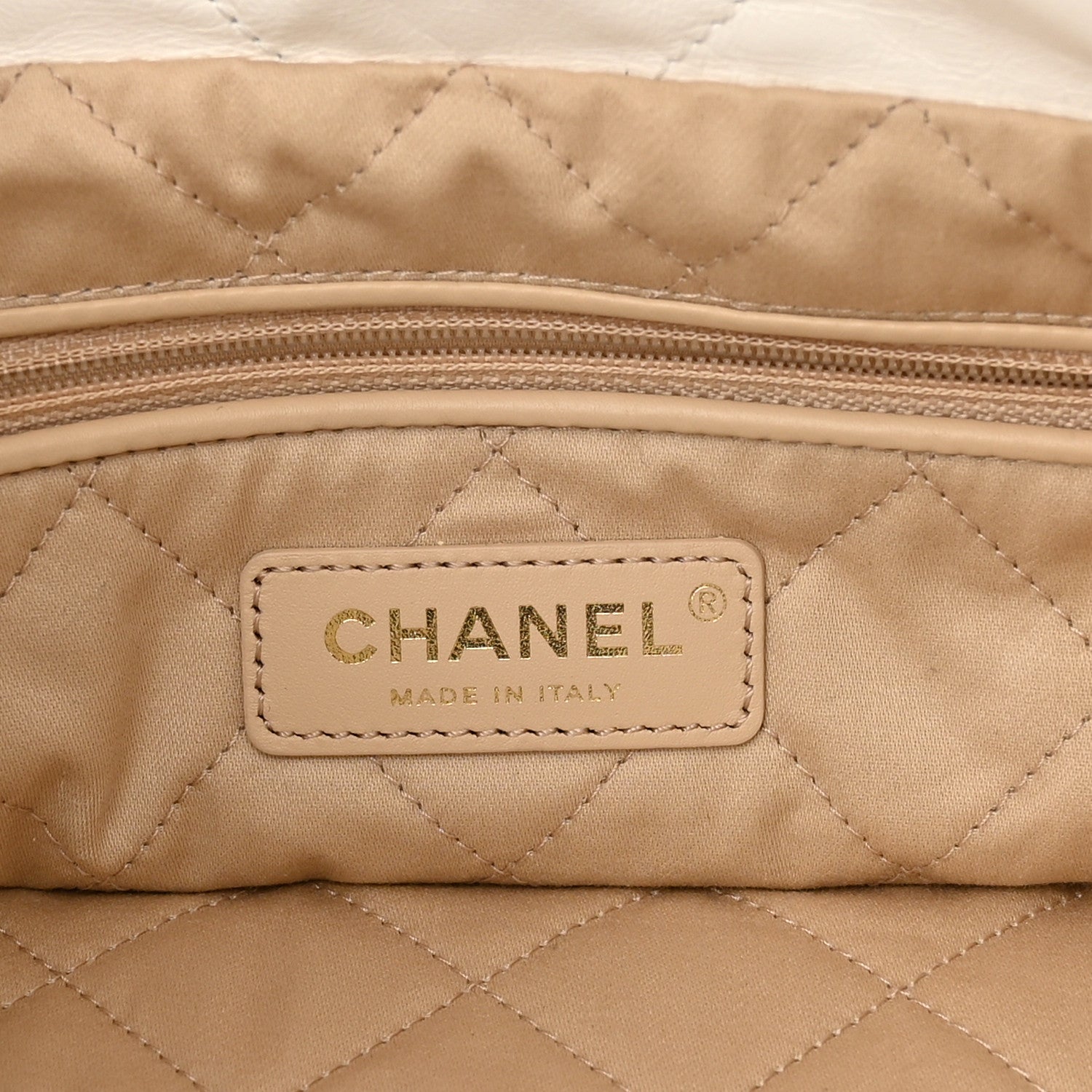 Chanel Calfskin Quilted Small Chanel 22 White 7 of 12