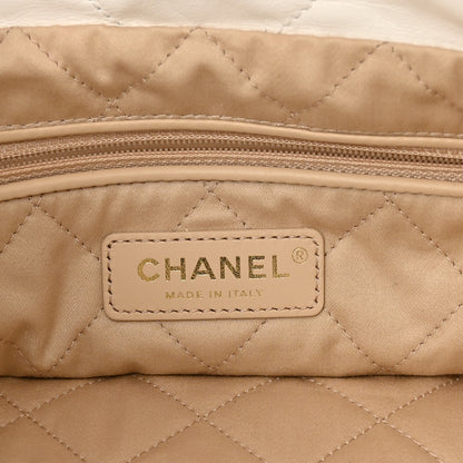 Chanel Calfskin Quilted Small Chanel 22 White 7 of 12