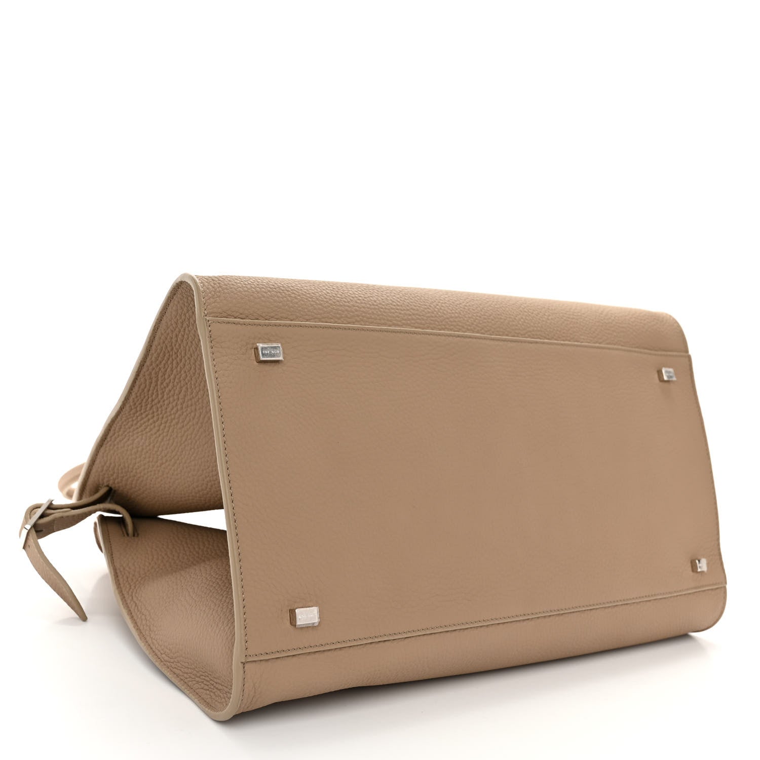 The Row Matte Grained Calfskin Soft Margaux 15 Dark Taupe 4 of 9