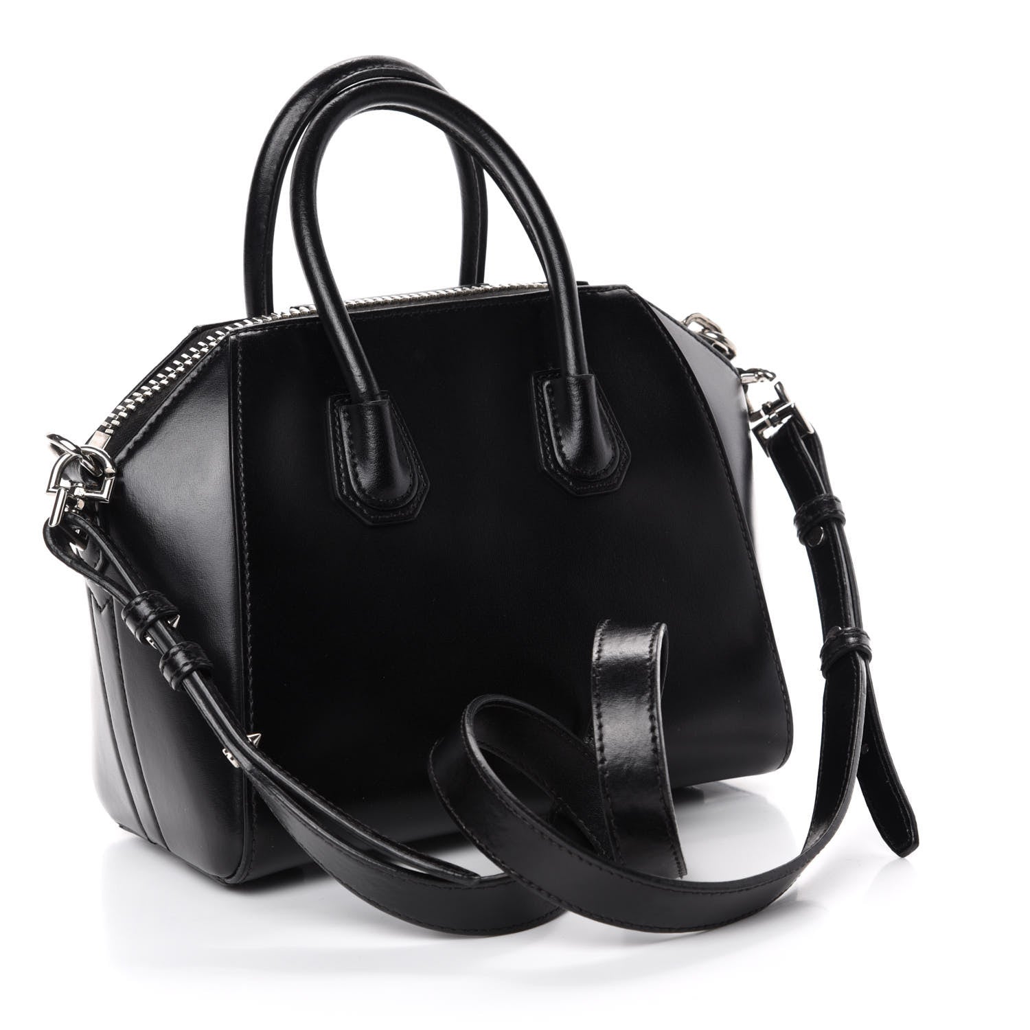 Givenchy Shiny Lord Calfskin Mini Antigona Black 3 of 11