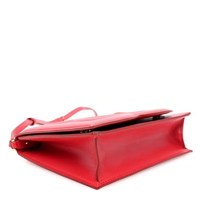 Dolce & Gabbana Calfskin DG Logo Flap Crossbody Bag Red 4 of 10