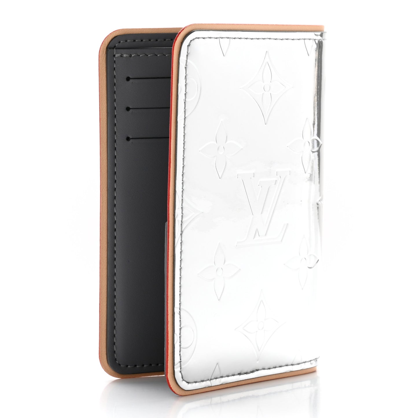 Monogram Mirror Slender Pocket Organizer