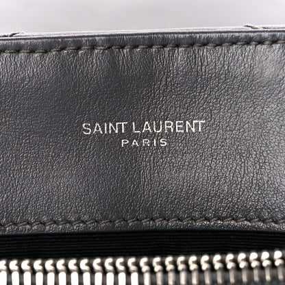 Saint Laurent Calfskin Y Quilted Monogram Medium Loulou Chain Satchel Earth 6 of 12