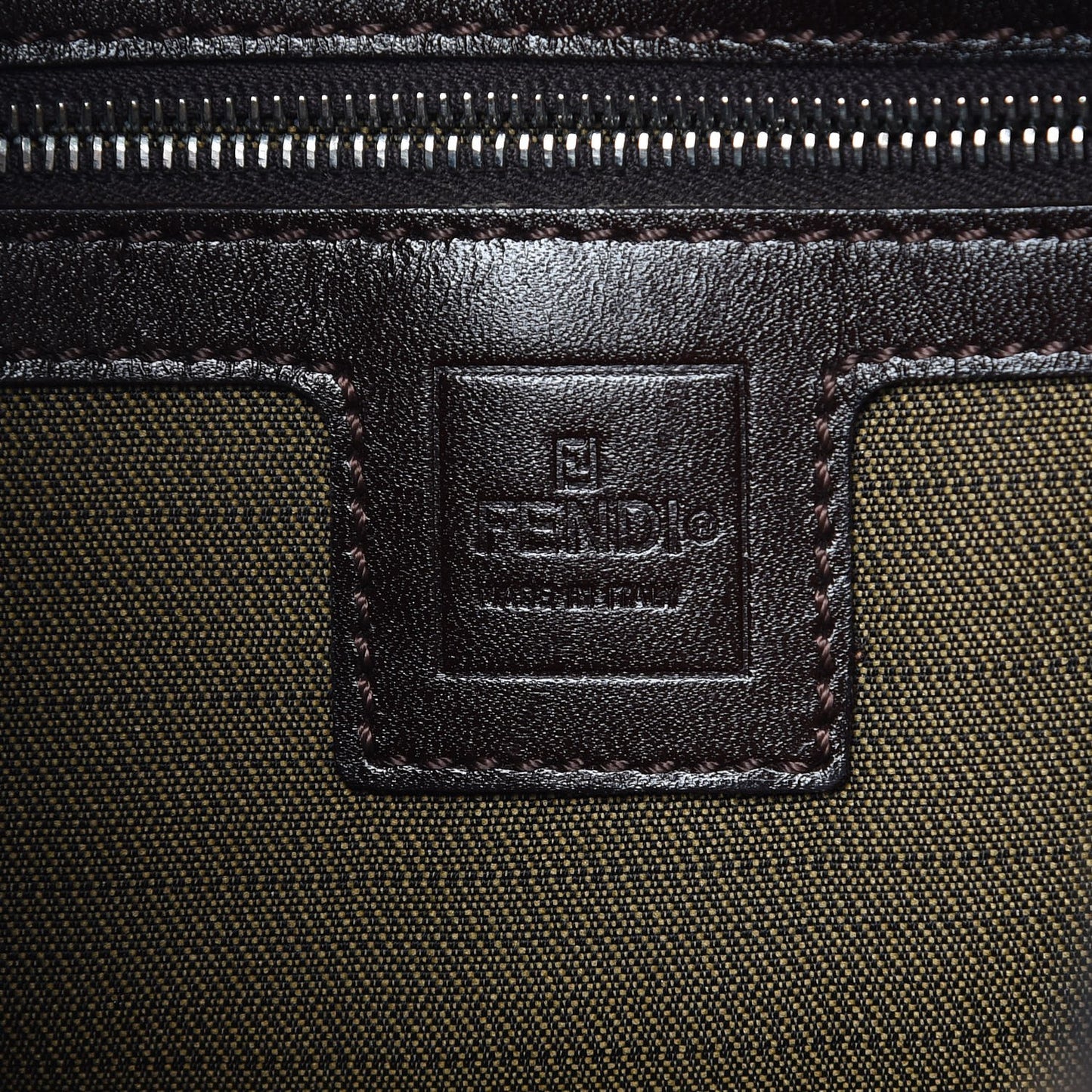 FENDI Zucca Small Shoulder Bag Tobacco