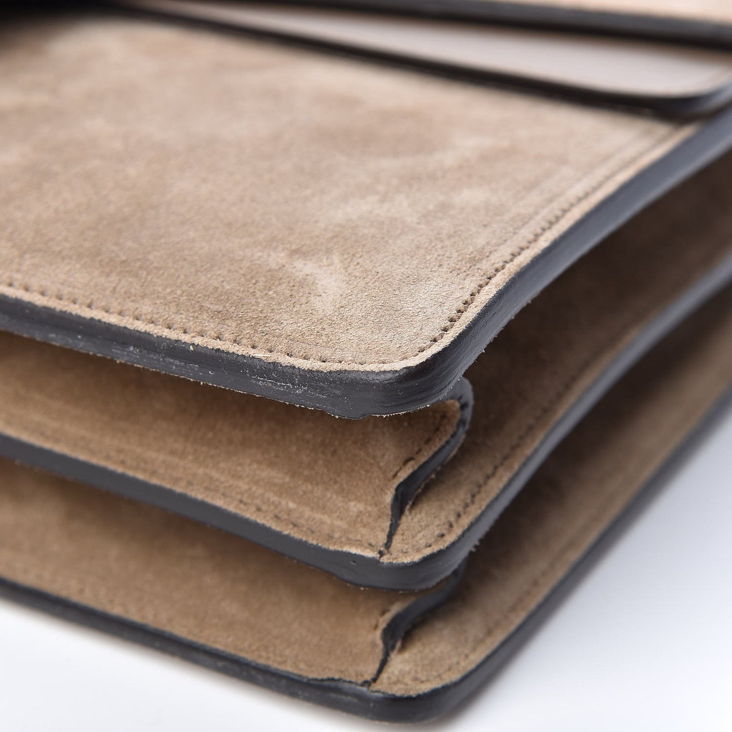Suede Medium Dionysus Shoulder Bag Taupe