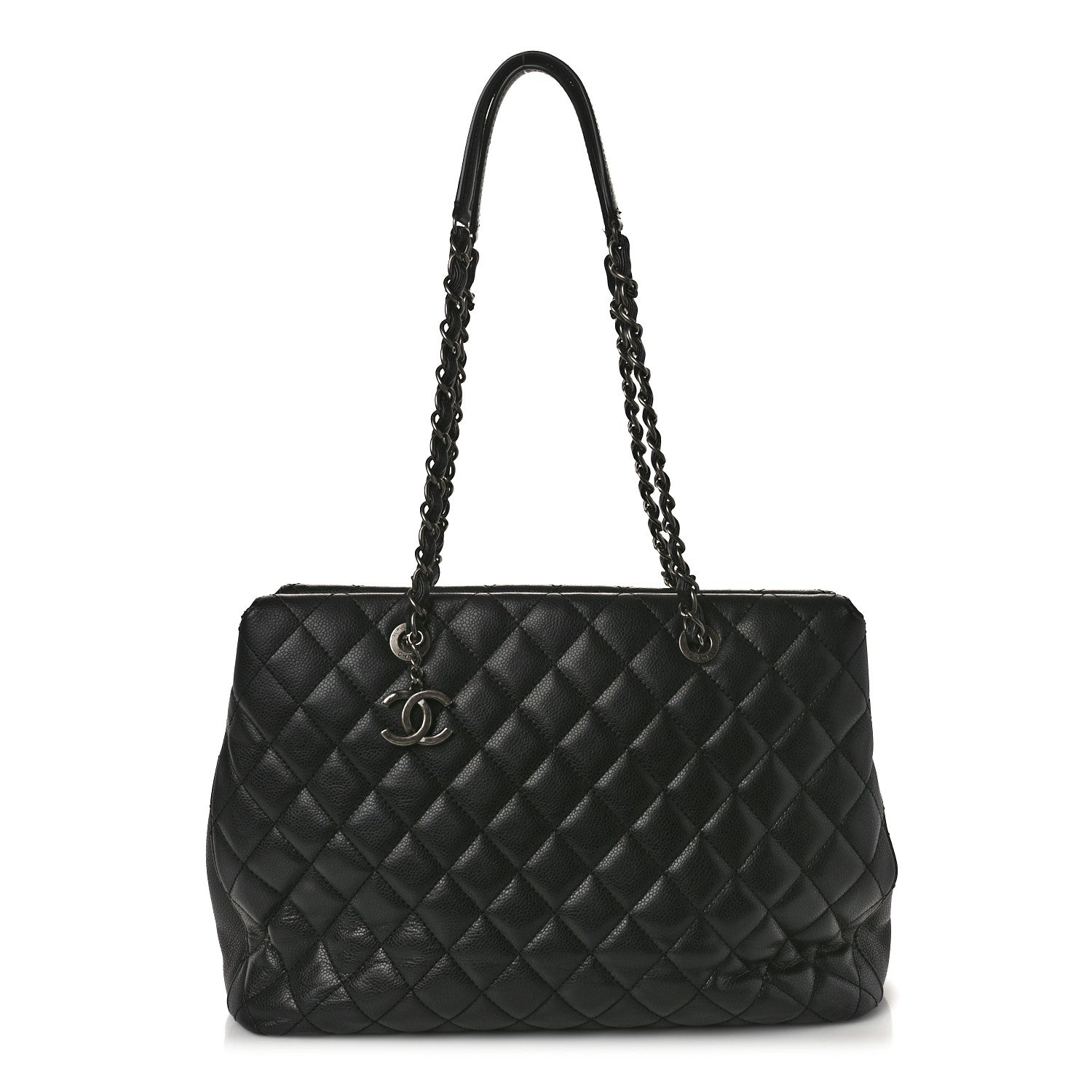 Chanel Caviar Quilted City Shopping Tote Black 1 of 14