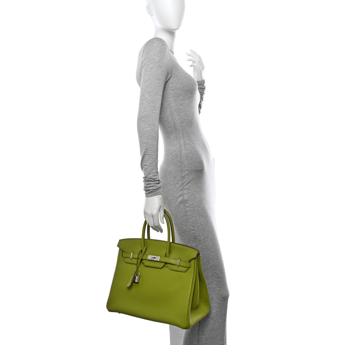 Togo Birkin 35 Vert Anis