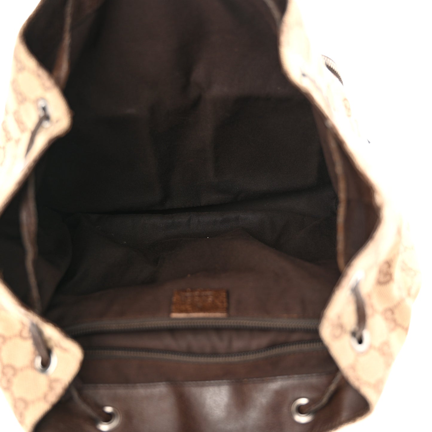 Monogram Backpack Dark Brown