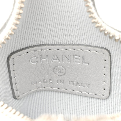Chanel Metallic Lambskin Walk Of Fame Star Clip On Coin Purse Silver 6 of 8