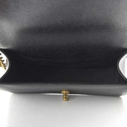 Chanel Caviar Quilted Medium Boy Flap Black 5 of 11