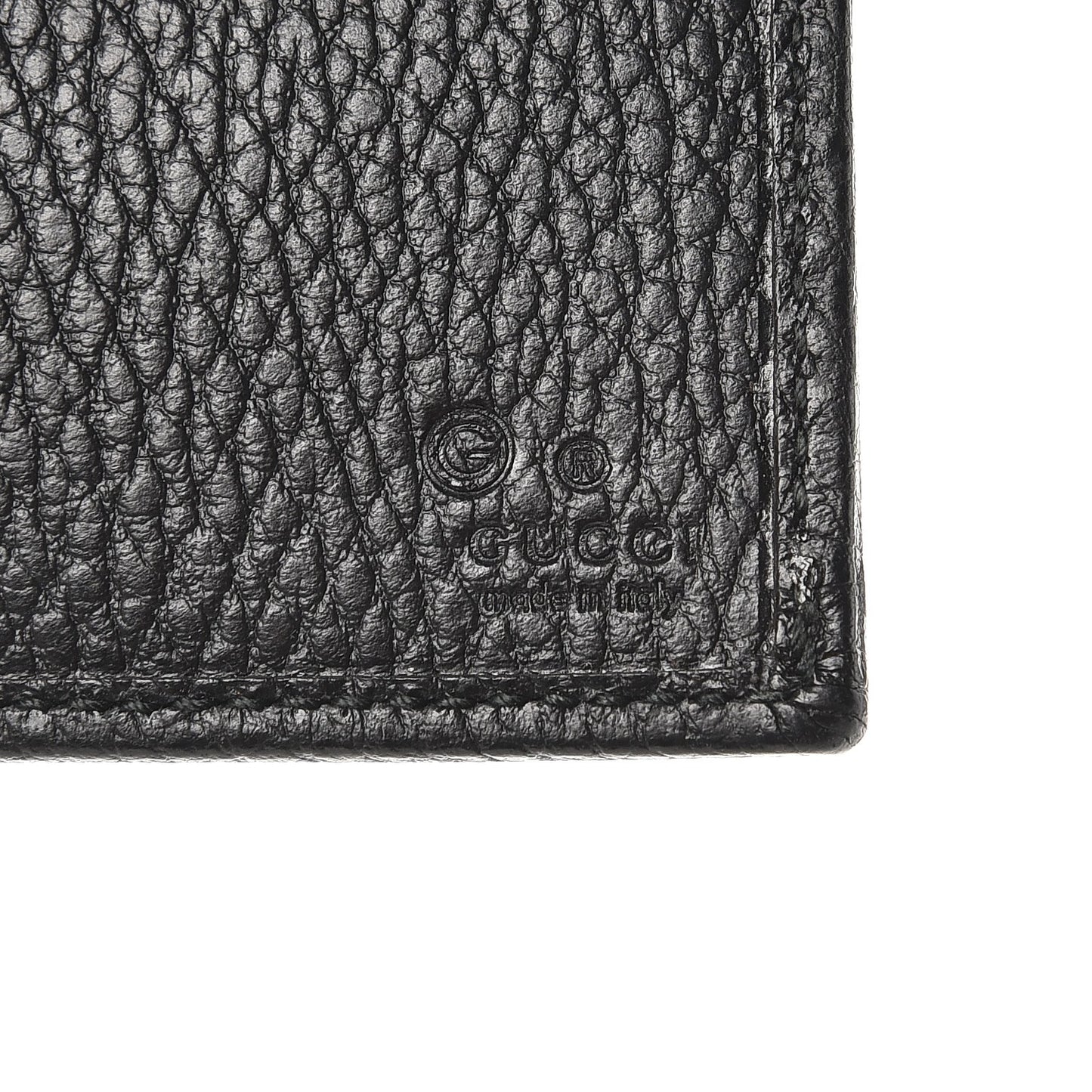 Denim Monogram Bi-Fold Wallet Black