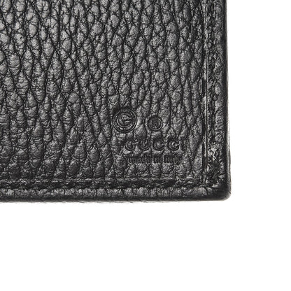 Gucci Denim Monogram Bi-Fold Wallet Black 6 of 8