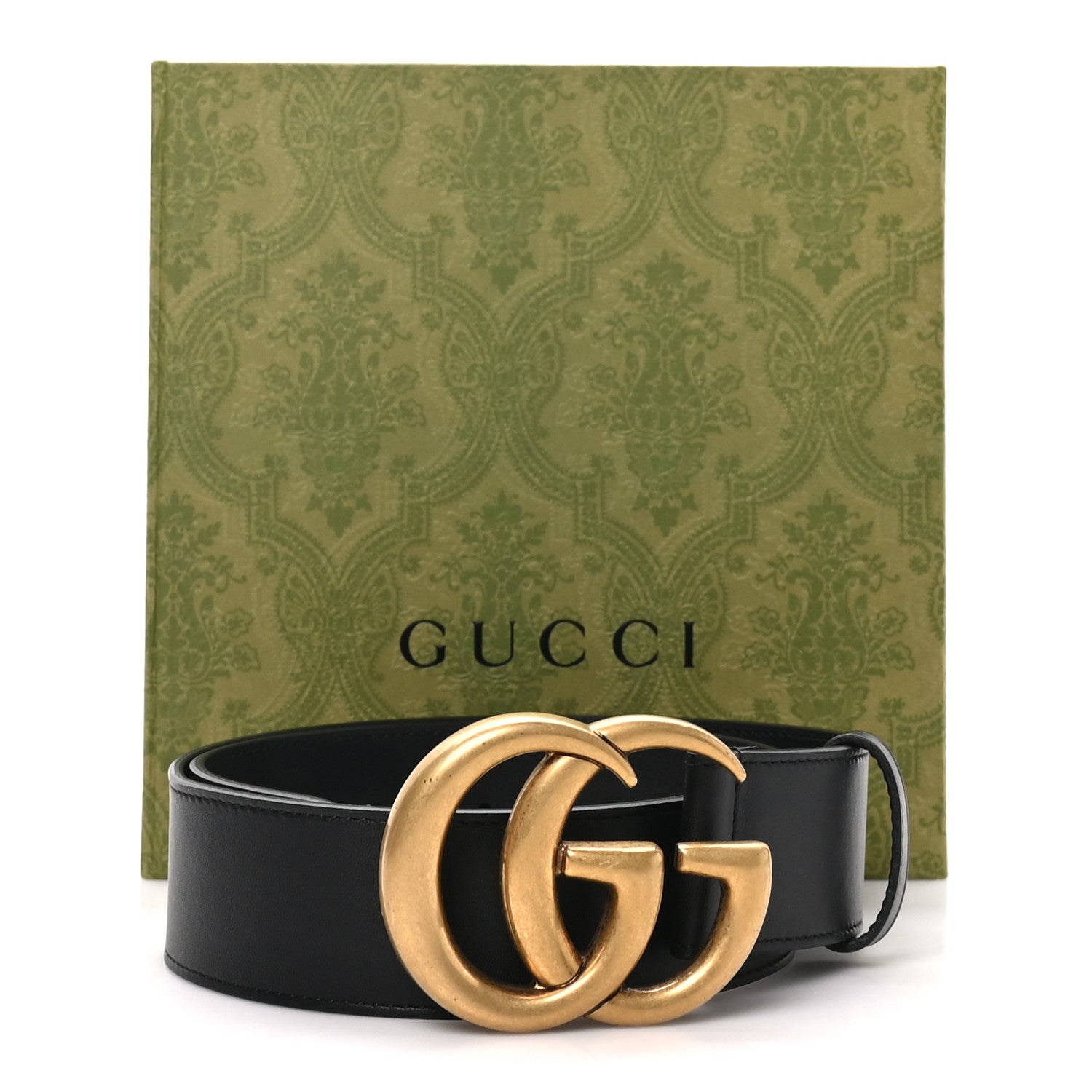 Gucci Calfskin Double G 40mm Belt 65 26 Black 5 of 5