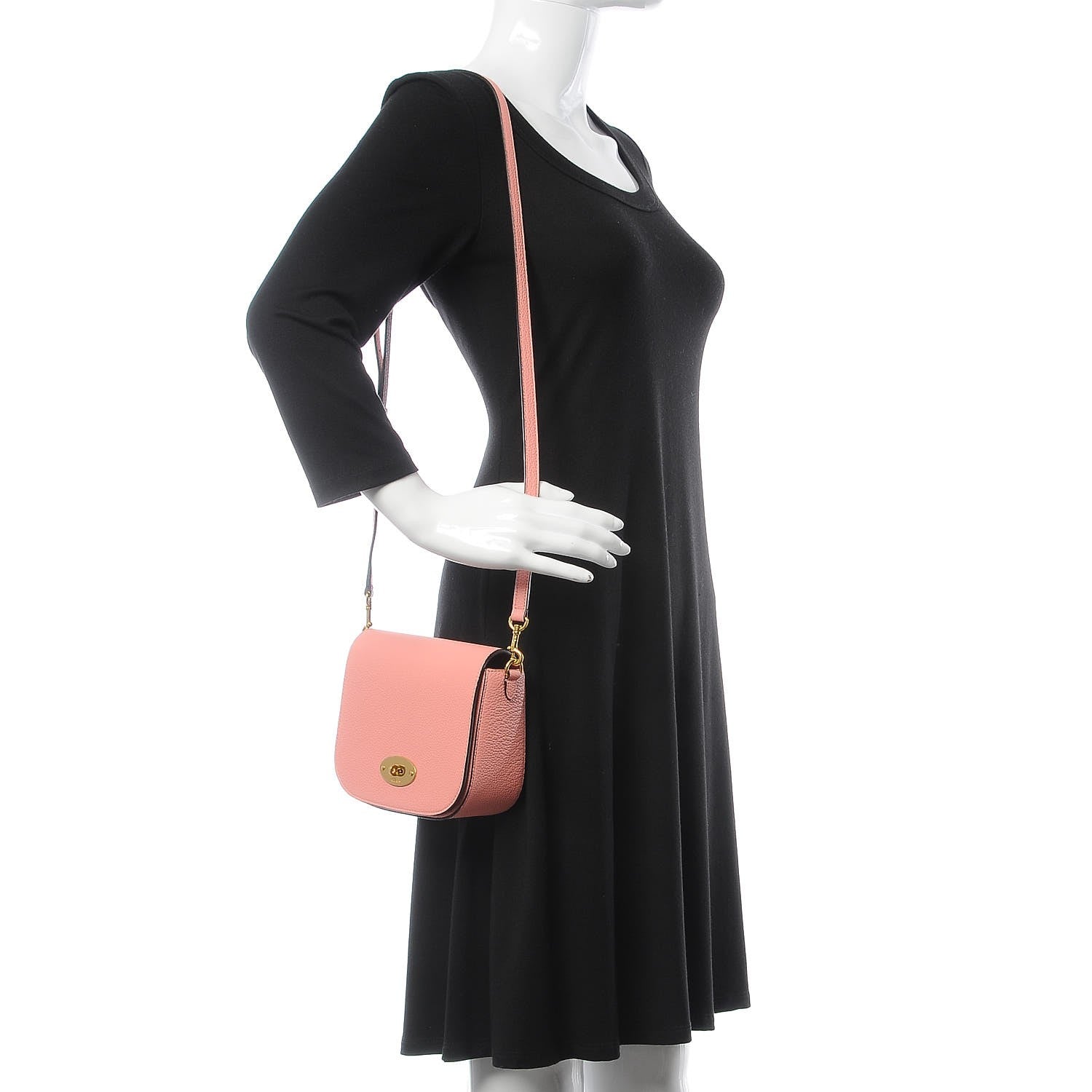 Mulberry Natural Grained Calfskin Small Darley Satchel Macaroon Pink 2 of 6