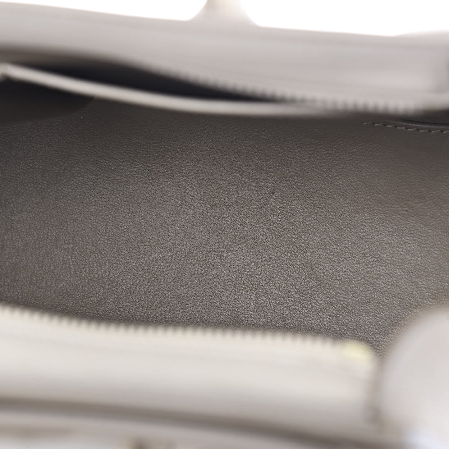 Goatskin Micro Luggage White