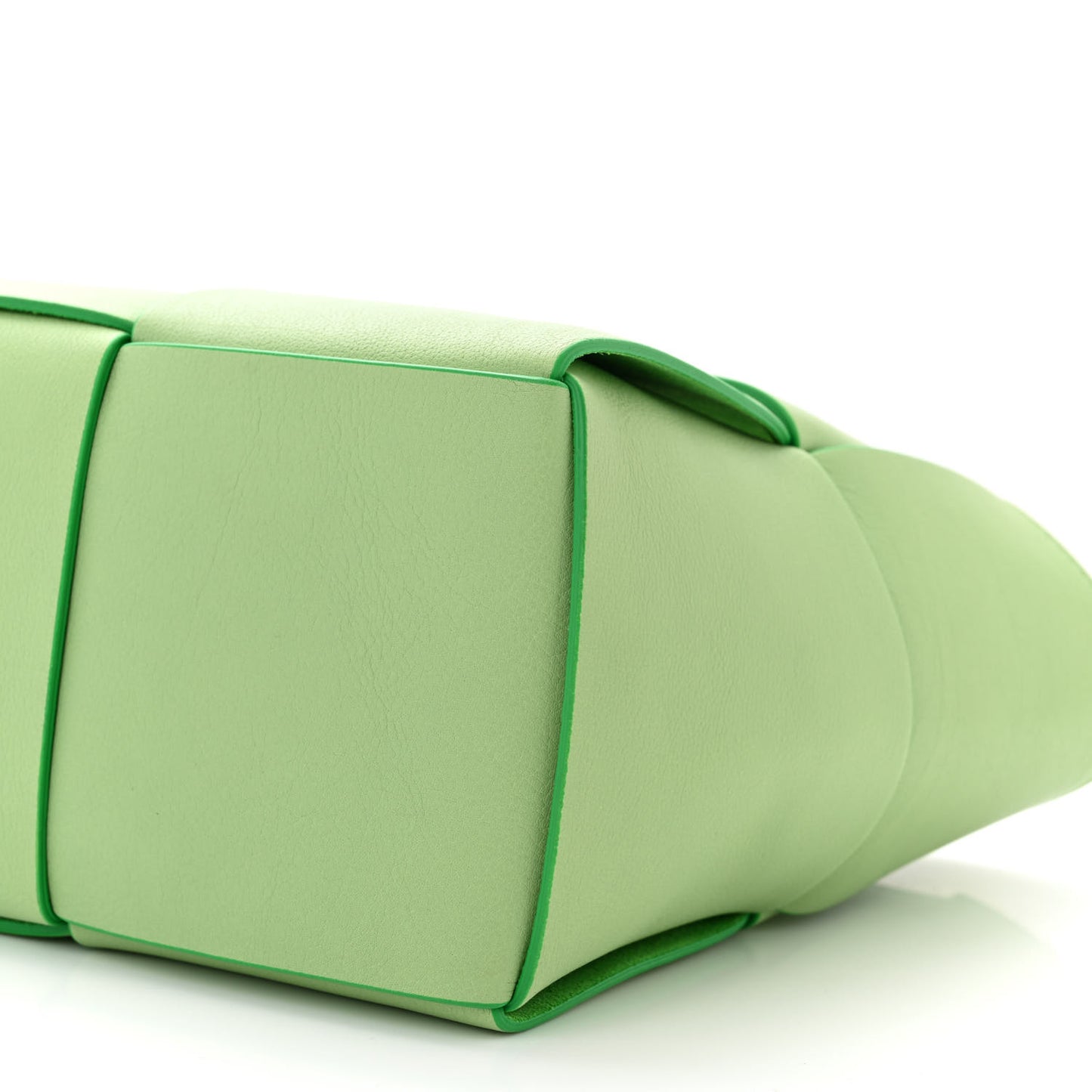 Nappa Maxi Intrecciato Arco Tote Pistachio Parakeet