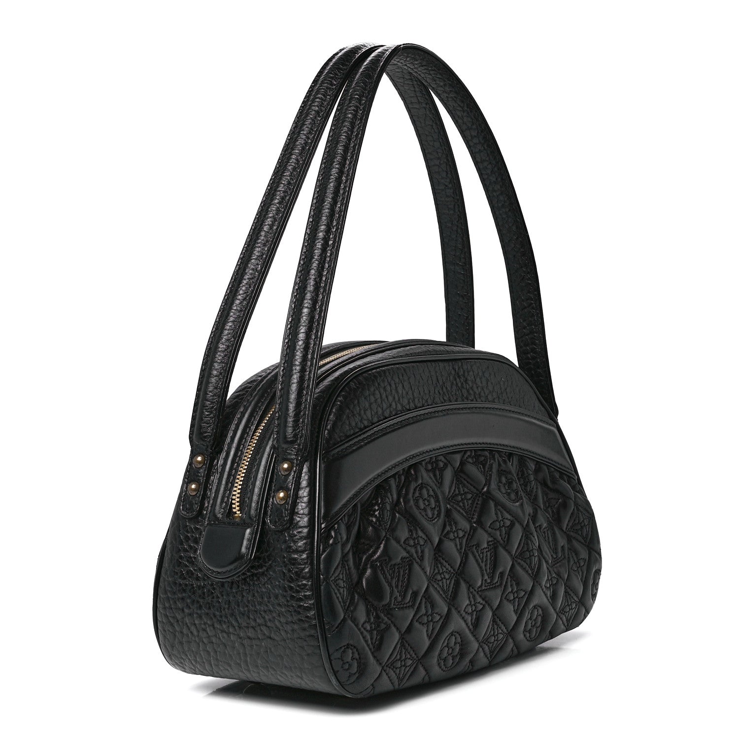Louis Vuitton Lambskin Vienna Klara Black 3 of 12