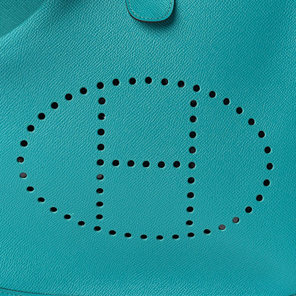 Hermes Epsom Evelyne III PM Bleu Paon 8 of 12