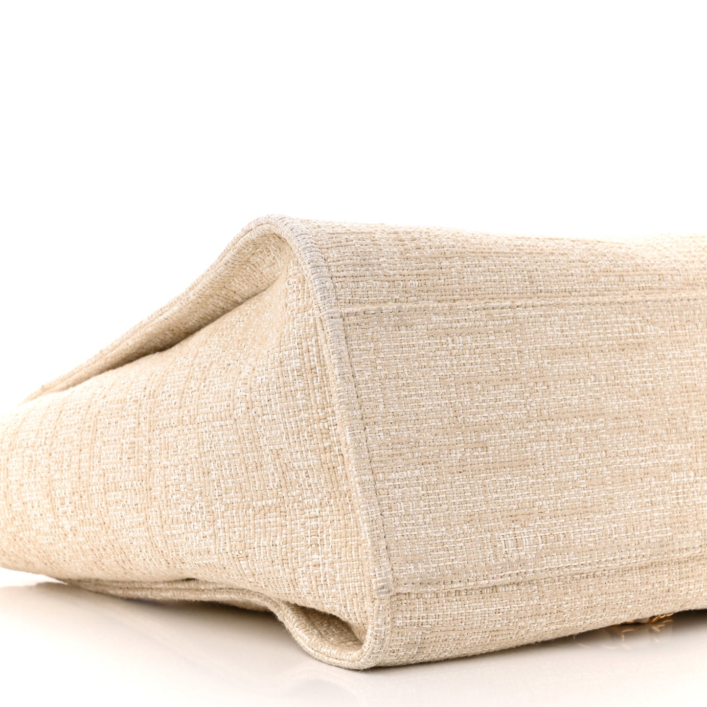 Canvas Medium Deauville Tote Light Beige