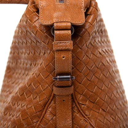 Bottega Veneta Goatskin Intrecciato Belly 76 Bag Brown 11 of 12