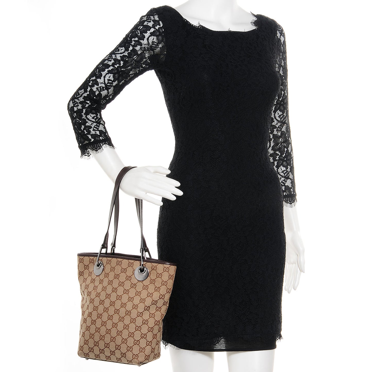 Monogram Small Eclipse Tote Brown