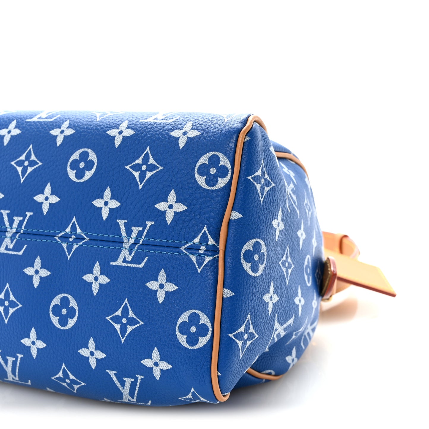 Calfskin Monogram Speedy P9 Bandouliere 25 Blue