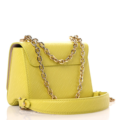 Louis Vuitton Epi Twist Shoulder Bag PM Citron Yellow 2 of 7