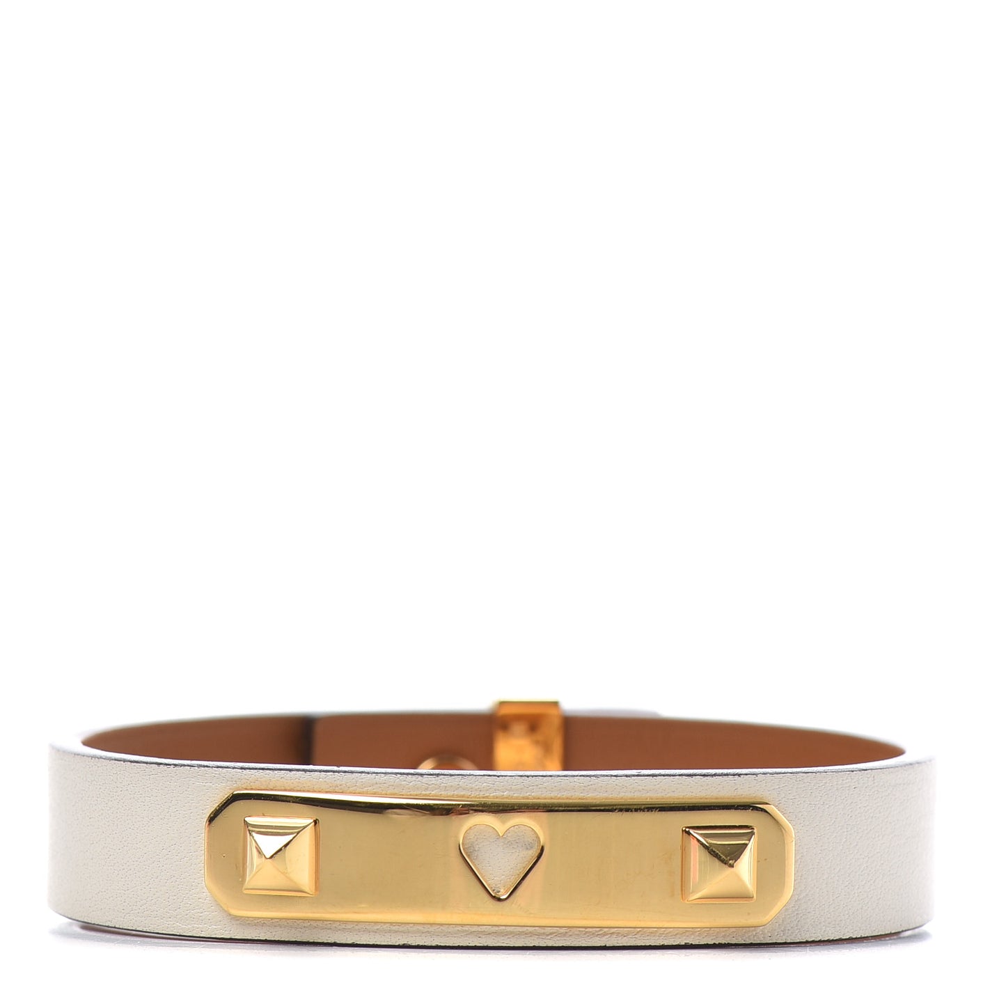 Swift Mini Dog Clous Carres Bracelet Craie