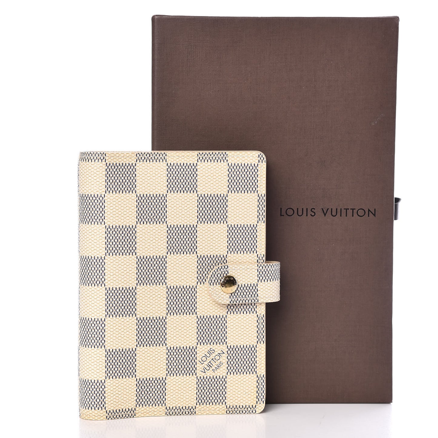 Damier Azur Small Ring Agenda Cover