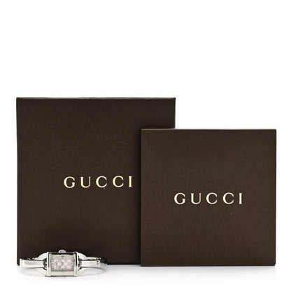 Gucci Stainless Steel Pink Mother of Pearl 16mm 6800L Quartz Watch 5 of 5