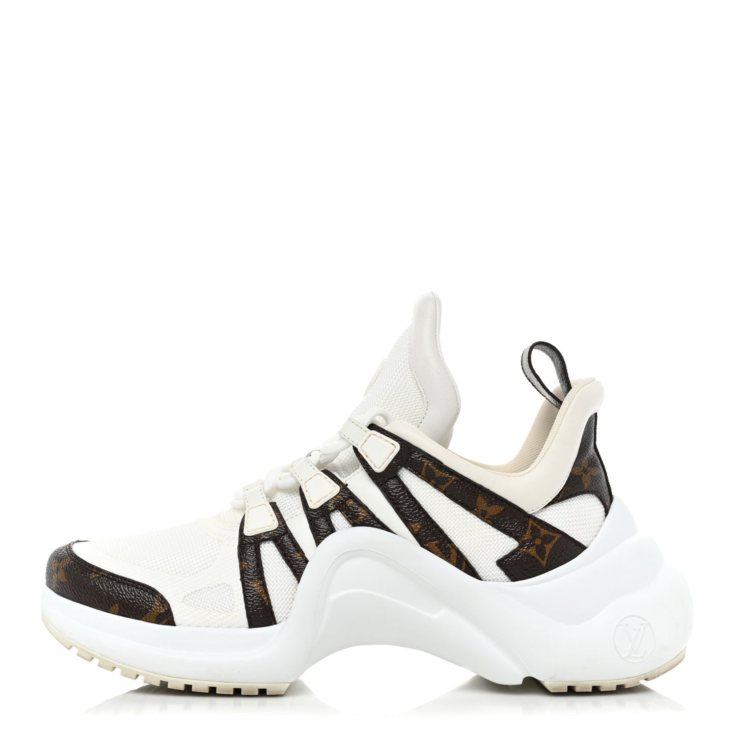 Patent Monogram LV Archlight Sneakers 42 White