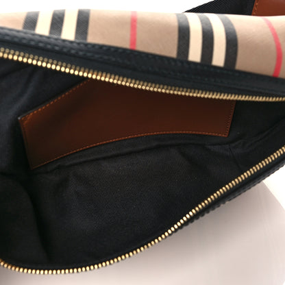 Burberry E-Canvas Icon Stripe Sonny Bum Bag Archive Beige 5 of 7
