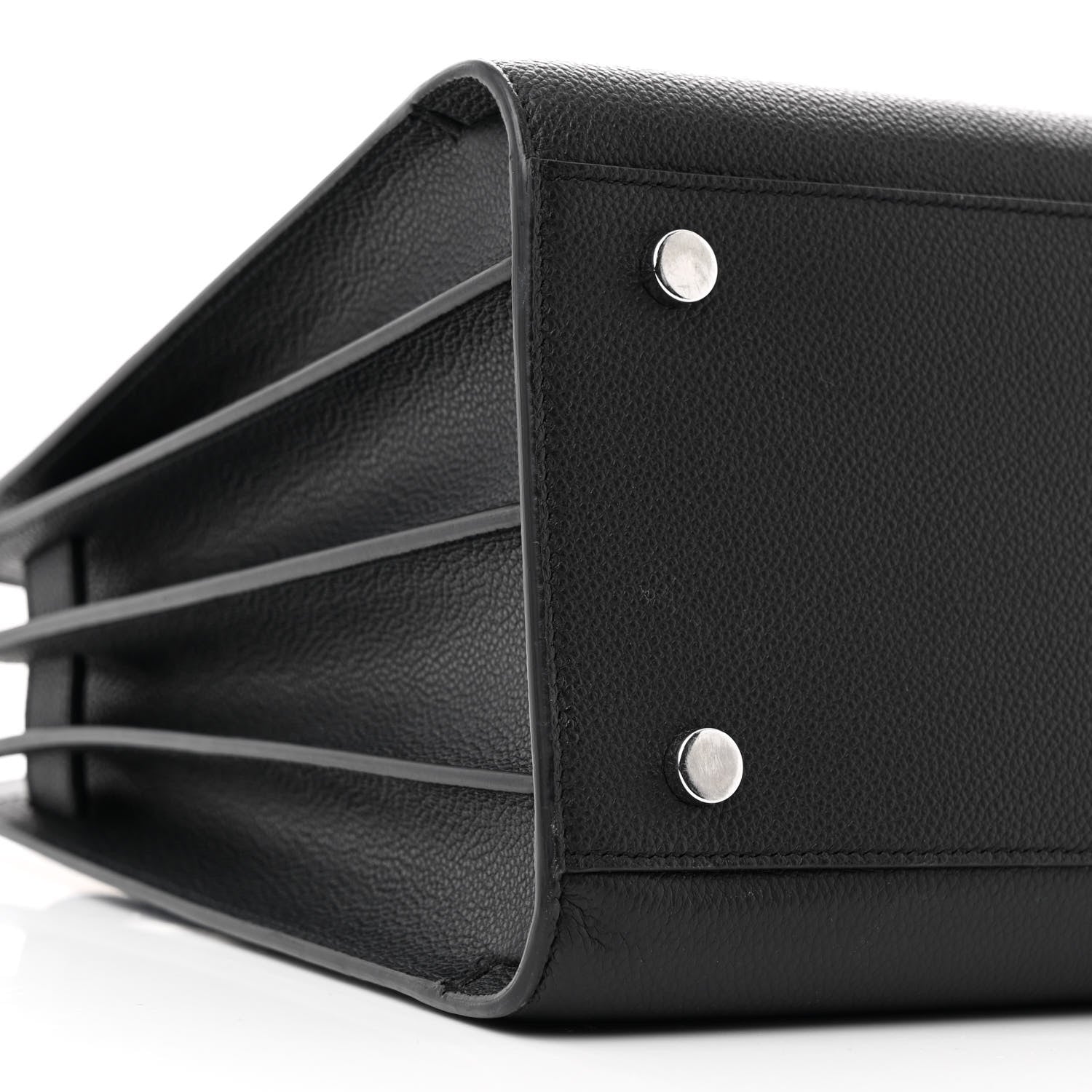 Saint Laurent Grained Calfskin Small Sac De Jour Black 10 of 11