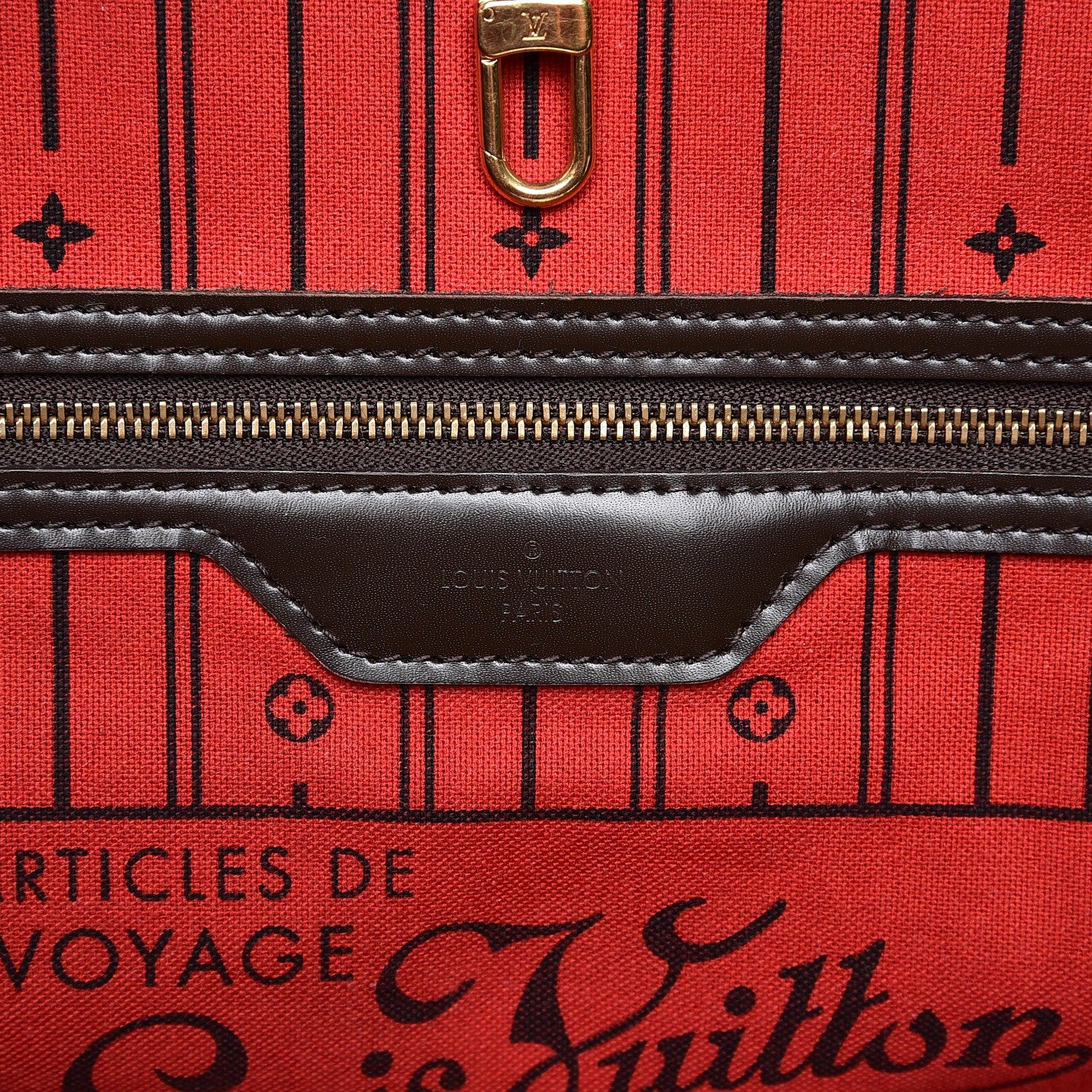 Louis Vuitton Damier Ebene Neverfull GM 6 of 22
