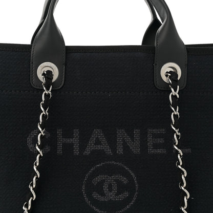 Chanel Mixed Fibers Medium Deauville Black 9 of 11