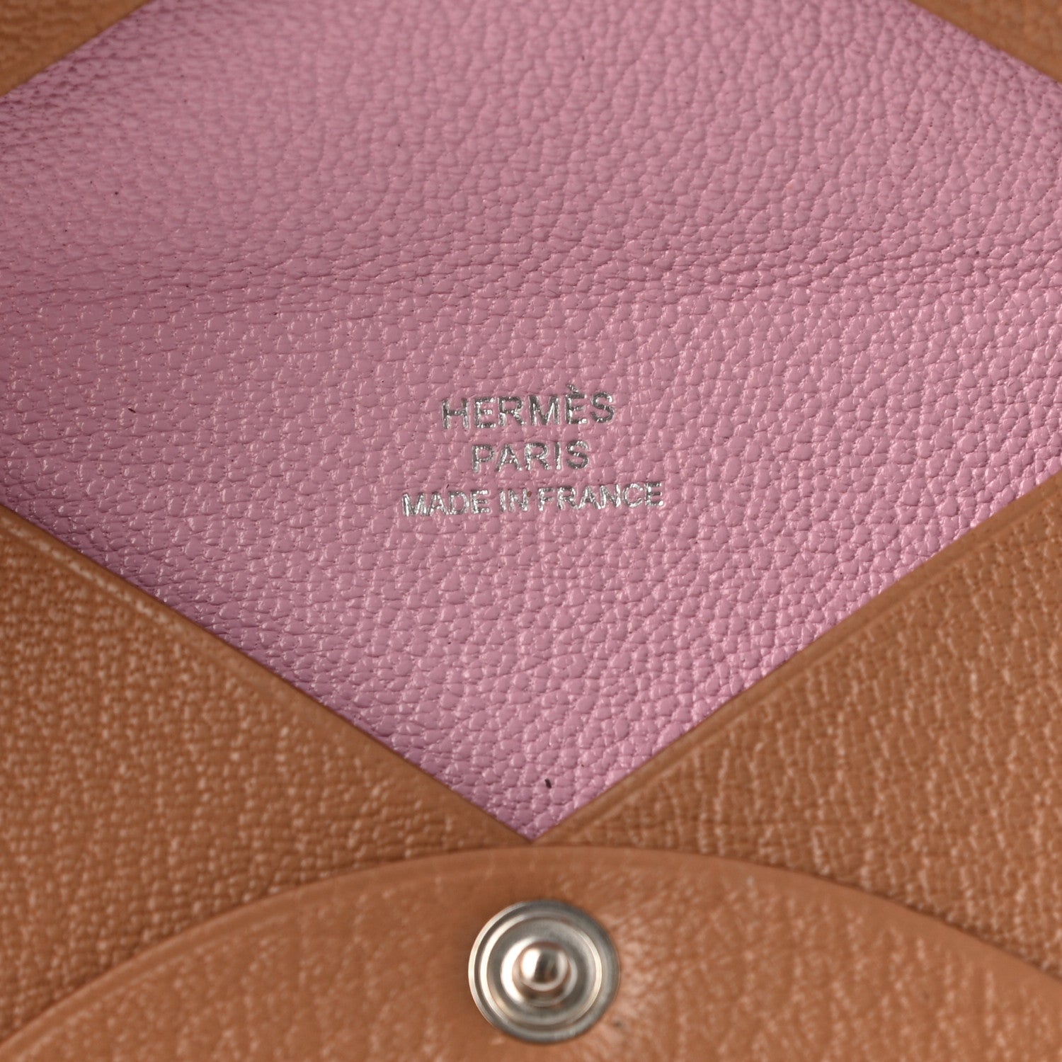Hermes Chevre Mysore Verso Calvi Card Case Quebracho Mauve Sylvestre 6 of 8