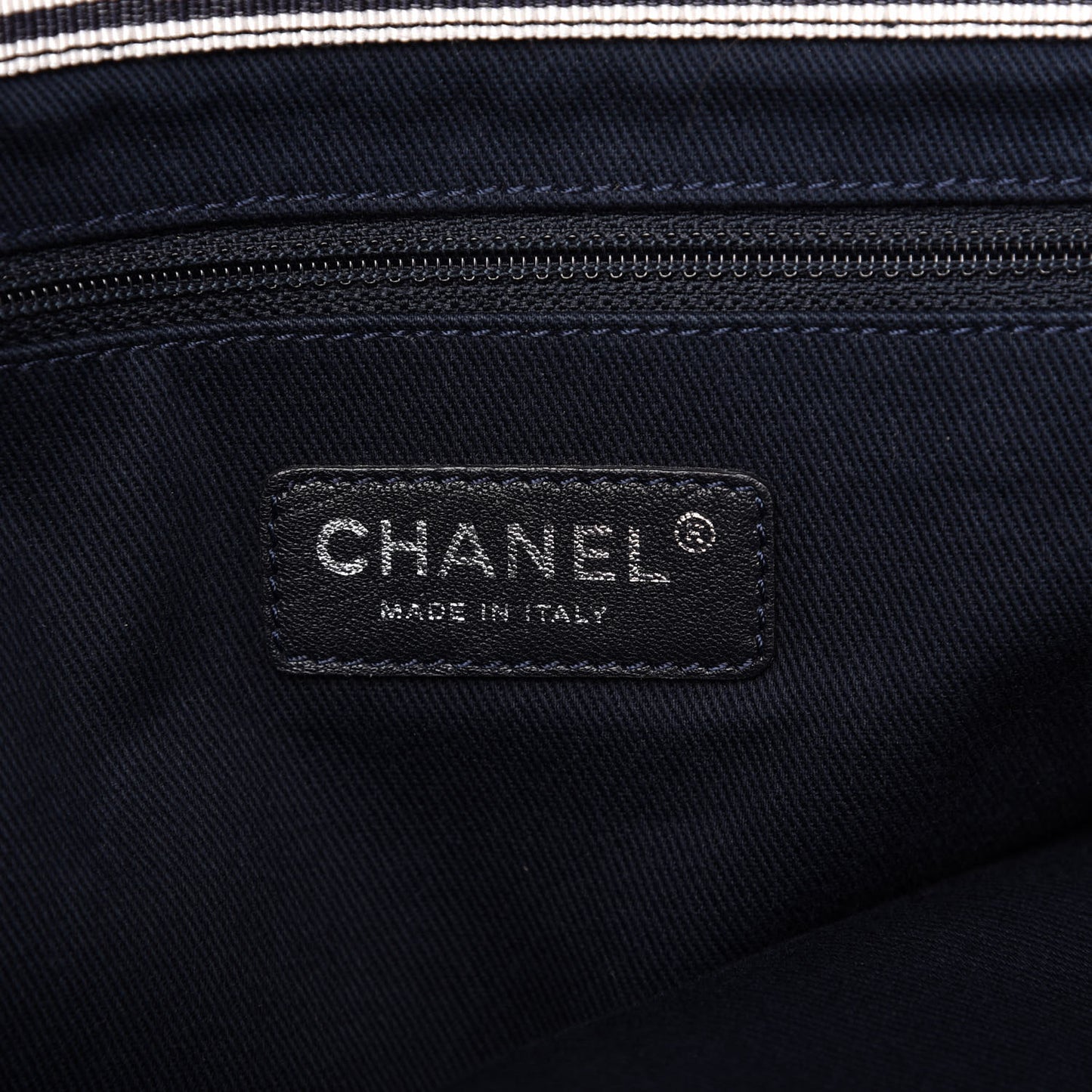 Denim Large Shopping Tote Blue