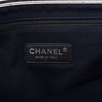 Chanel Denim Large Shopping Tote Blue 8 of 10