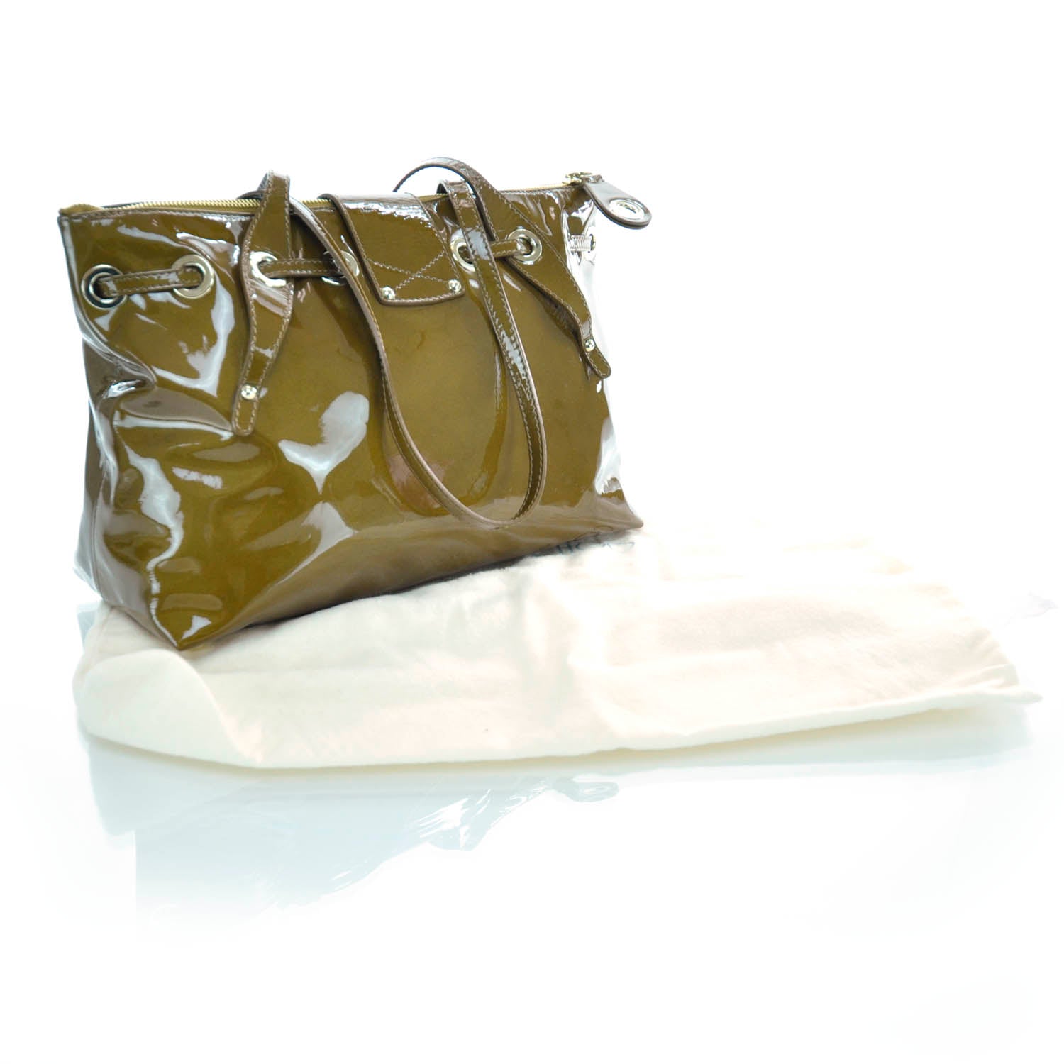 Jimmy Choo Patent Small Rhea 3 of 9
