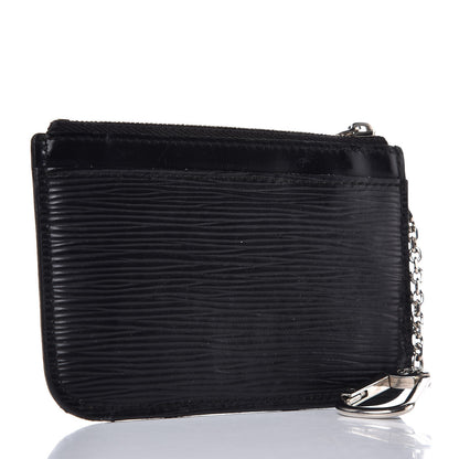 Louis Vuitton Epi Key Pouch Black 3 of 9