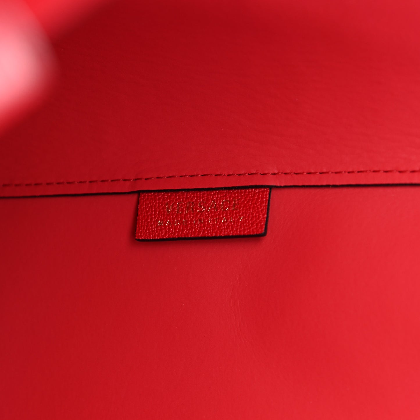 Calfskin Virtus Tote Red