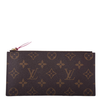 Louis Vuitton Monogram Felicie Chain Wallet Zippered Insert Fuchsia 1 of 6
