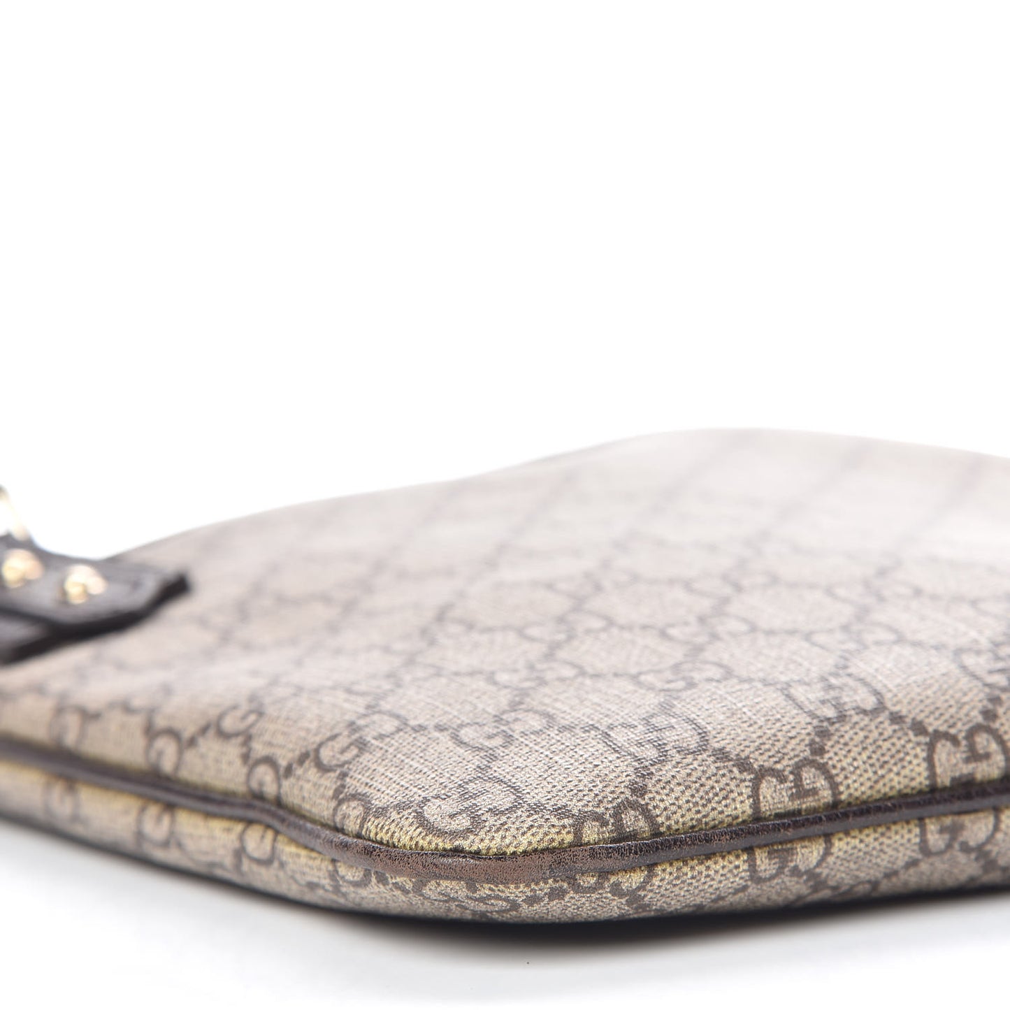 GG Plus Monogram Flat Messenger Beige Dark Brown