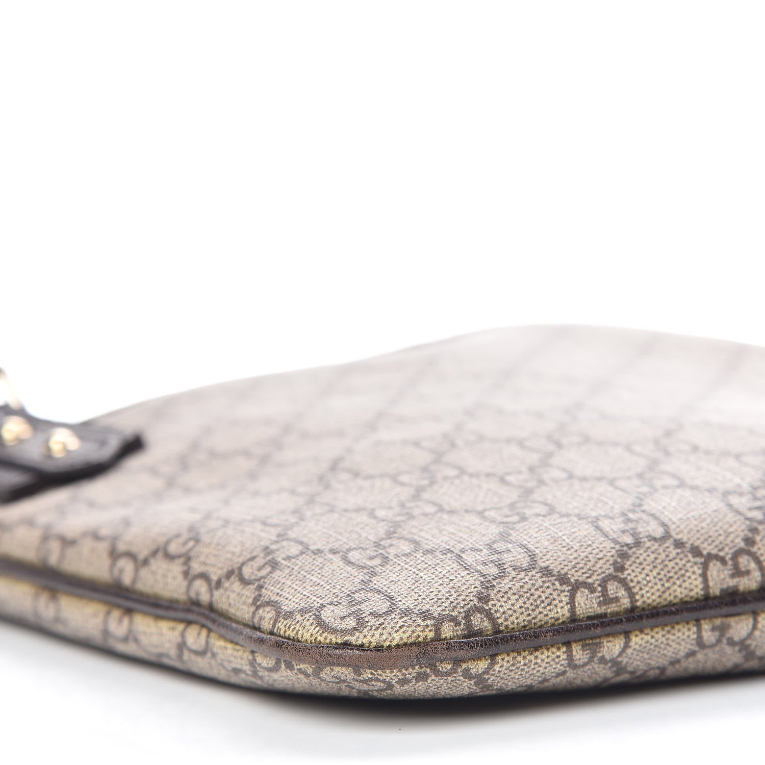 Gucci GG Plus Monogram Flat Messenger Beige Dark Brown 5 of 9