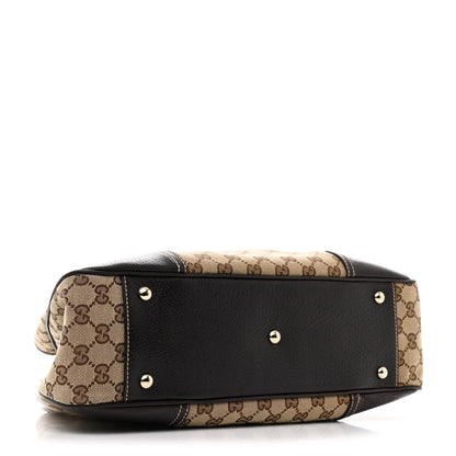 Gucci Monogram Medium Princy Tote Dark Brown 4 of 10