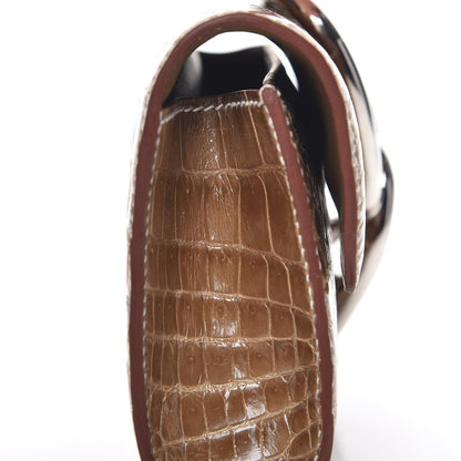 Hermes Niloticus Crocodile Egee Clutch Ficelle 11 of 15